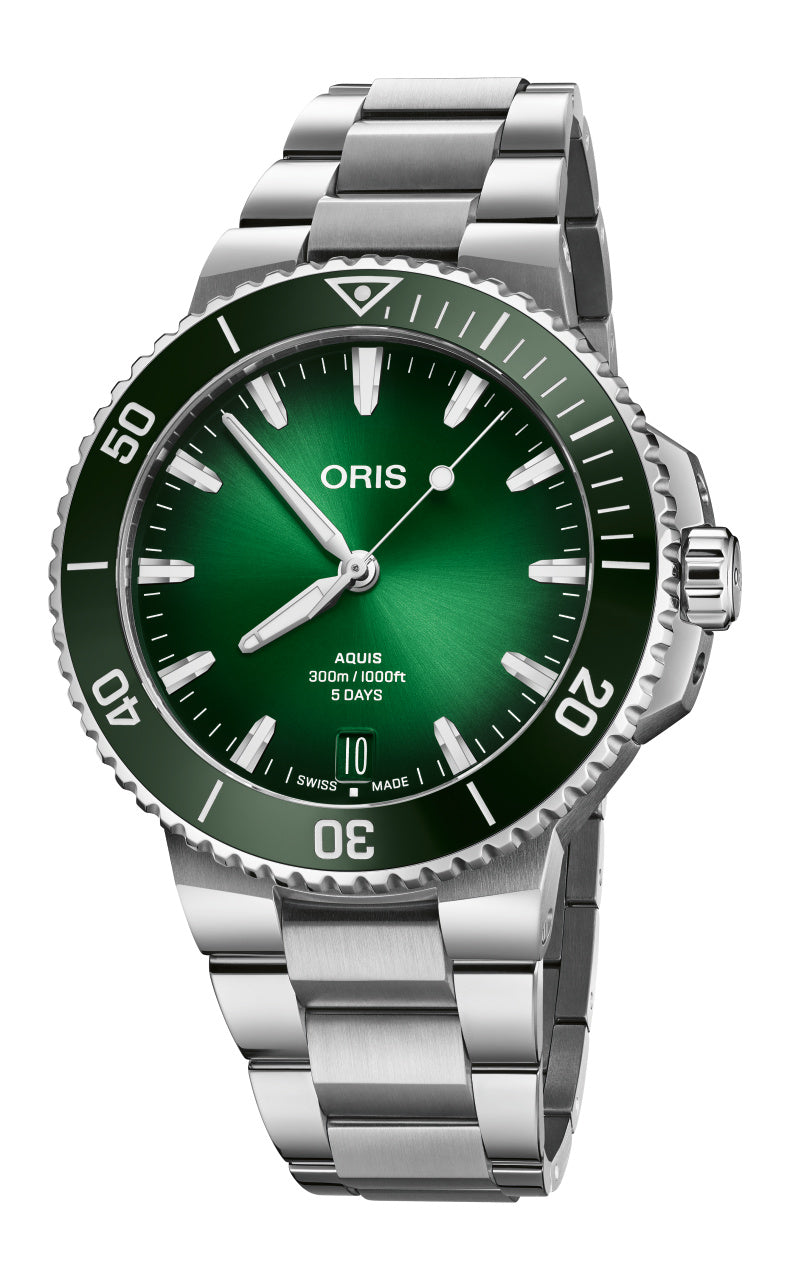 Oris Aquis Date Calibre 400 Automatic (Cadran vert / 43.5mm)