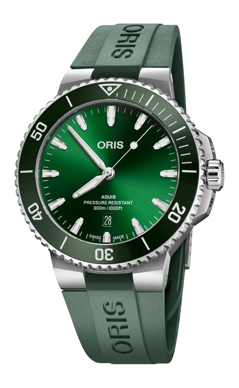 Oris Aquis Date Automatic (cadran vert / 43,5 mm)