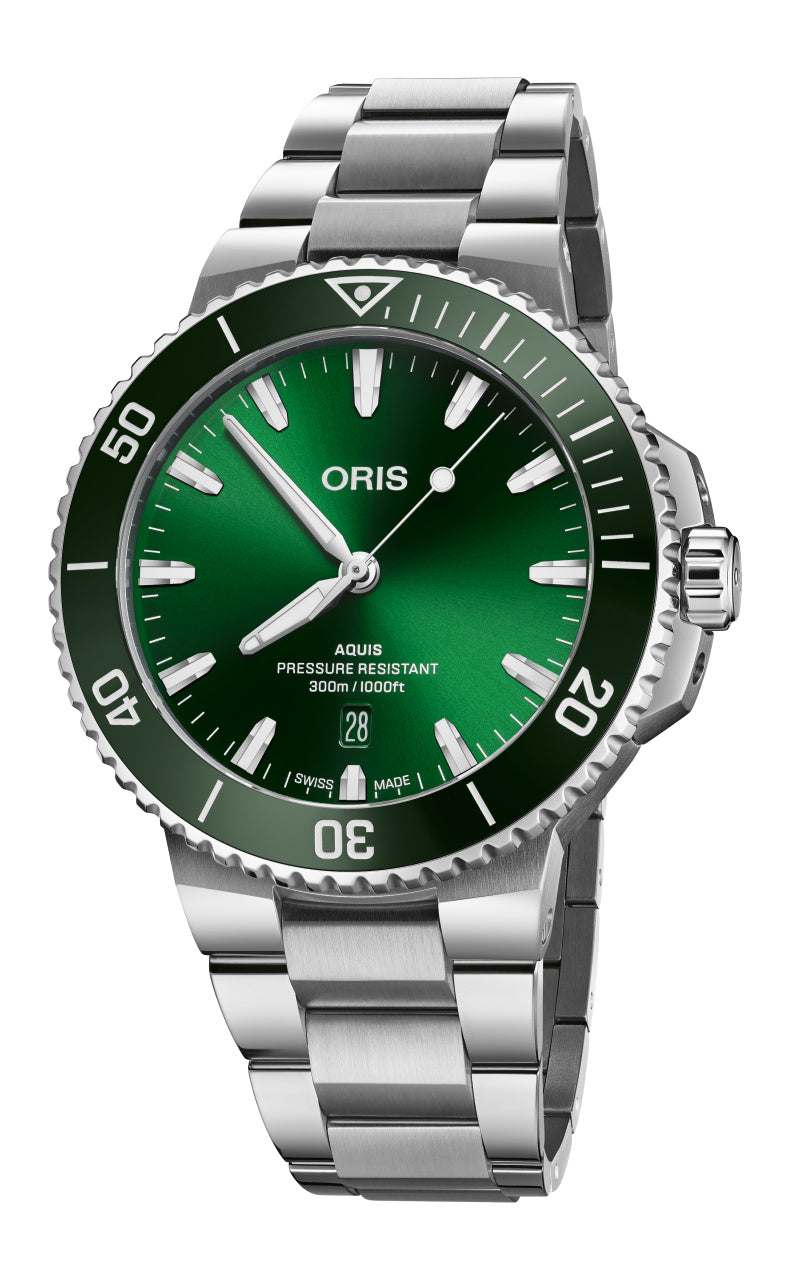 Oris Aquis Date Automatic (cadran vert / 43,5 mm)