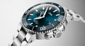 Oris Aquis Small Second Date Automatic REF#743 7733 4155 (Blue Dial / 45.5mm)
