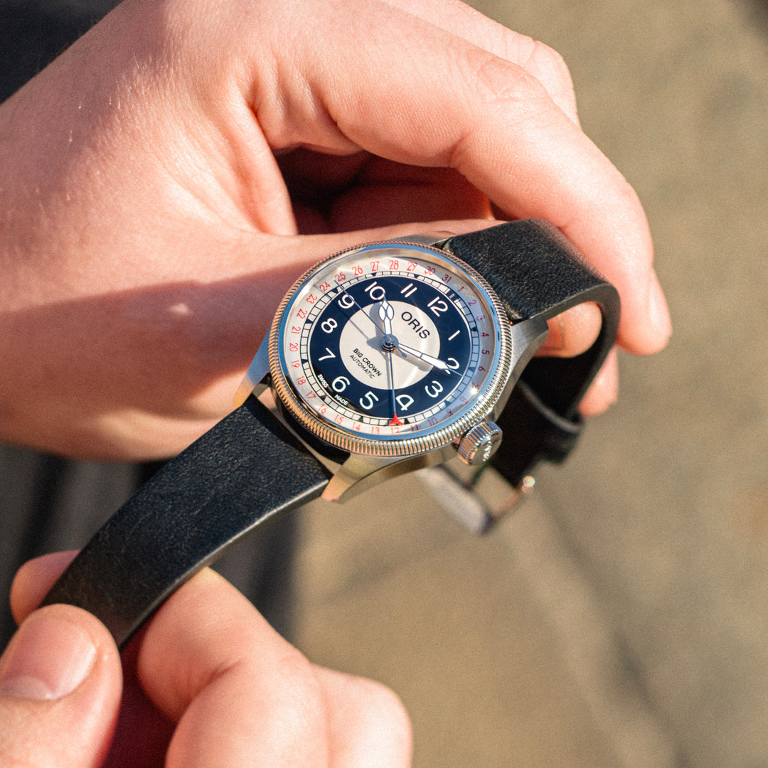 Oris Big Crown Pointer Date Bullseye Automatic REF#75477794061-0751925 (Black & White Dial / 38.5mm)