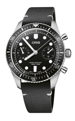 Oris Divers Sixty-Five Chronographe automatique (cadran noir / 40mm)