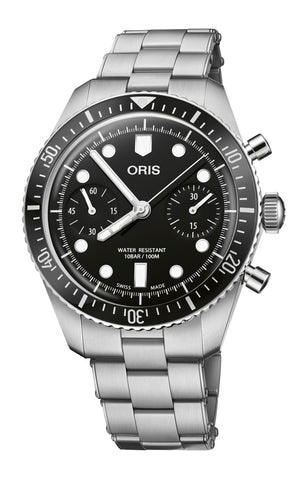 Oris Divers Sixty-Five Chronographe automatique (cadran noir / 40mm)