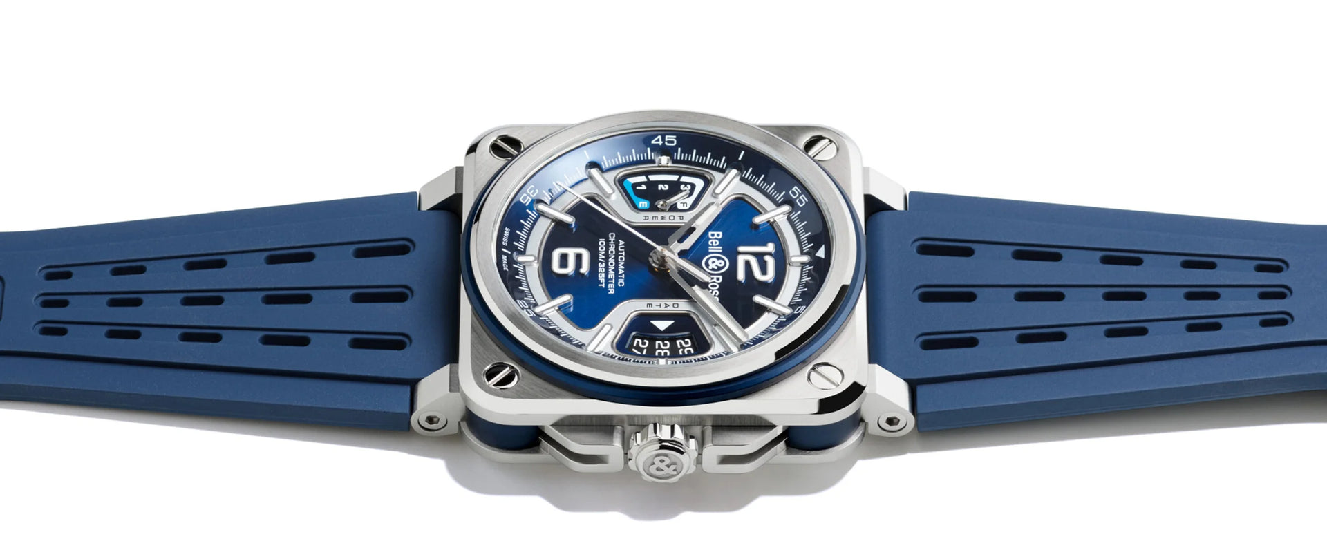 Bell & Ross BR-X3 Blue Steel Automatic BRX3R-BLU-ST/SRB (Blue Dial / 41mm)