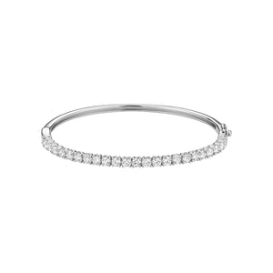 Hemsleys Collection 14K Straight Line Diamond Bangle