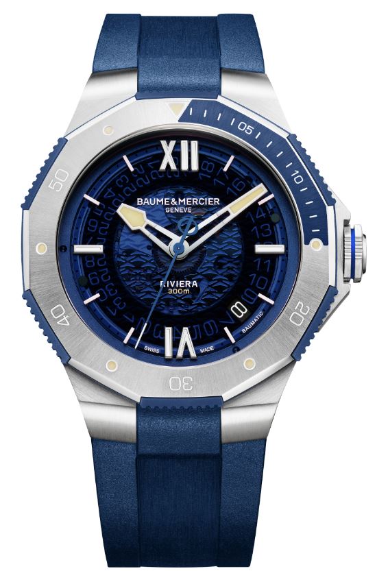 Baume Et Mercier Riviera Azur Baumatic Automatic (Cadran bleu / 42mm)