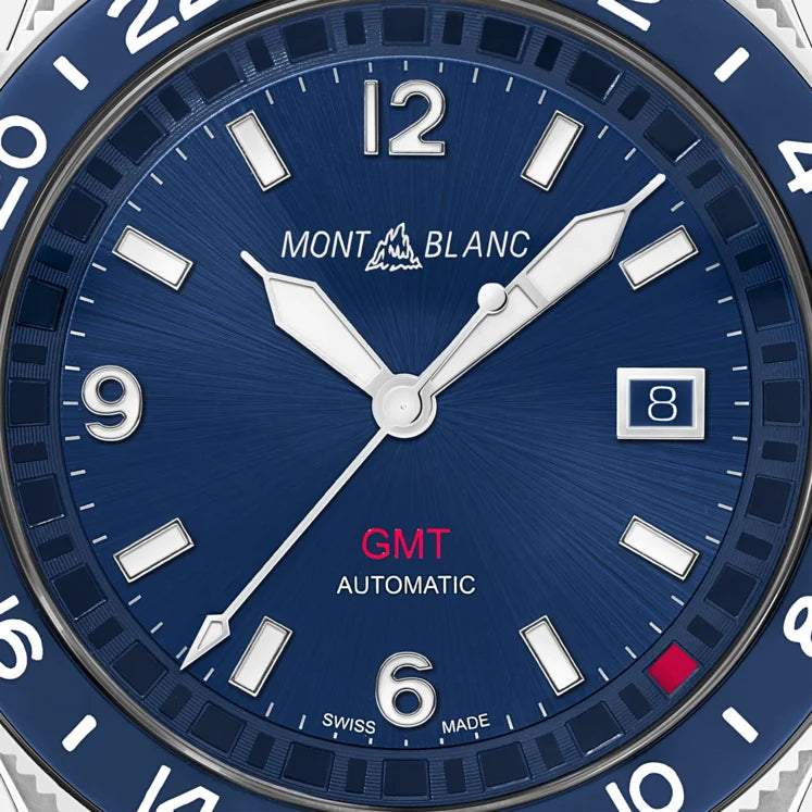 Montblanc 1858 GMT Automatic Date (Cadran bleu / 42mm)