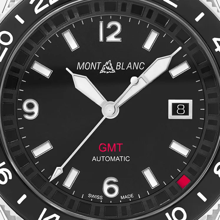Montblanc 1858 GMT Automatic Date (Cadran noir / 42mm)