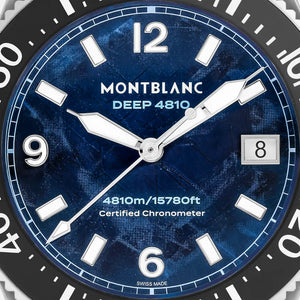 Montblanc Iced Sea 0 Oxygen Deep 4810 (Cadran bleu / 43mm)