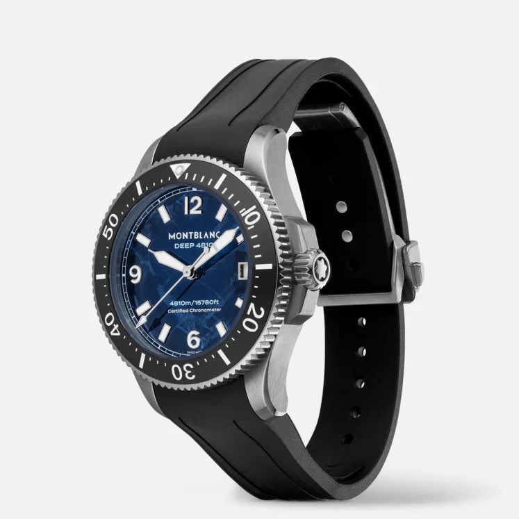 Montblanc Iced Sea 0 Oxygen Deep 4810 (Cadran bleu / 43mm)