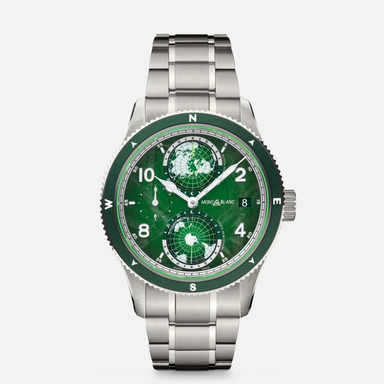 Montblanc 1858 Geosphere 0 Oxygen Limited Edition (Cadran vert / 42mm)