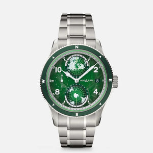 Montblanc 1858 Geosphere 0 Oxygen Limited Edition (Cadran vert / 42mm)