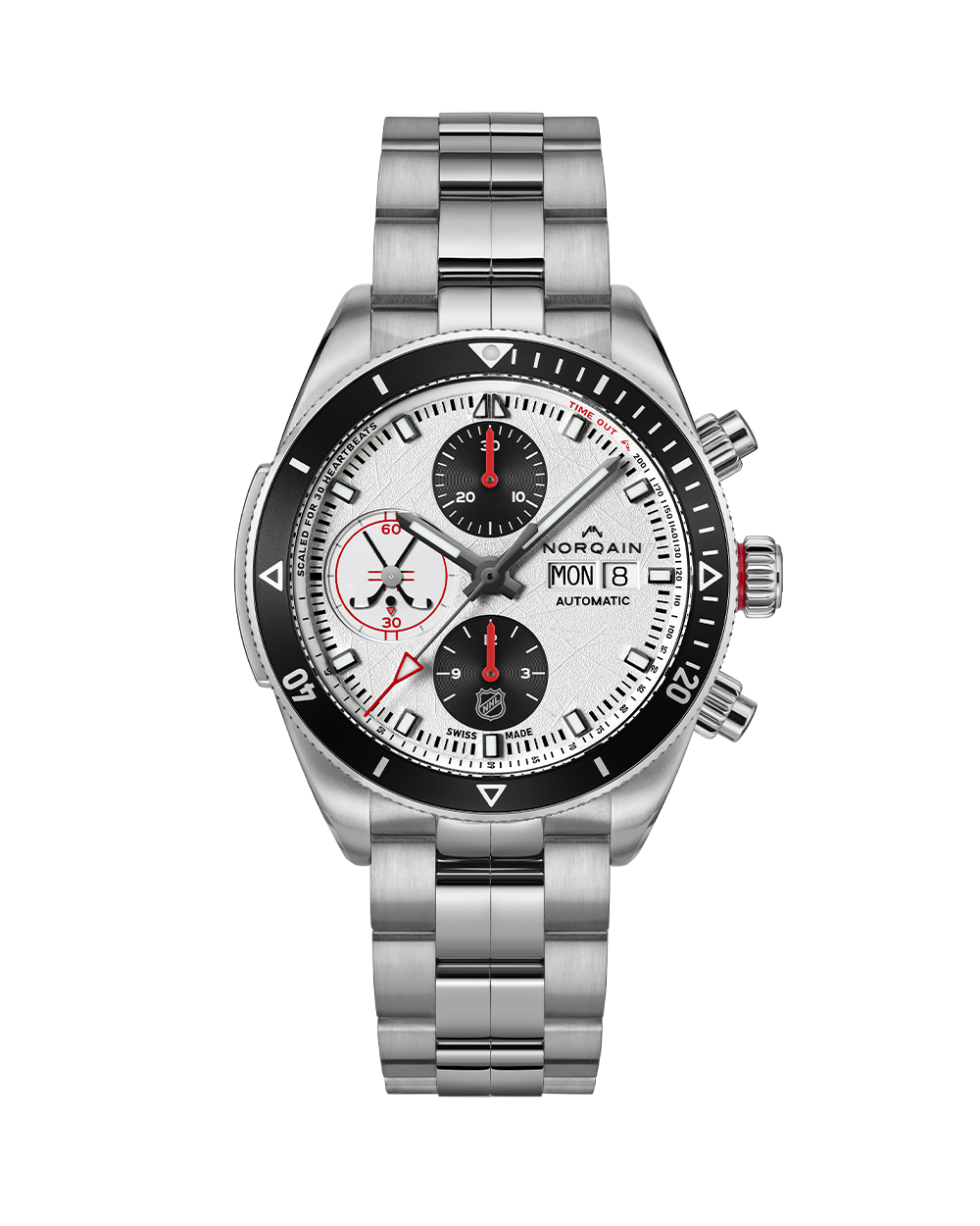 Norqain Adventure Chrono NHL Limited Edition Auto (White Dial / 41mm)