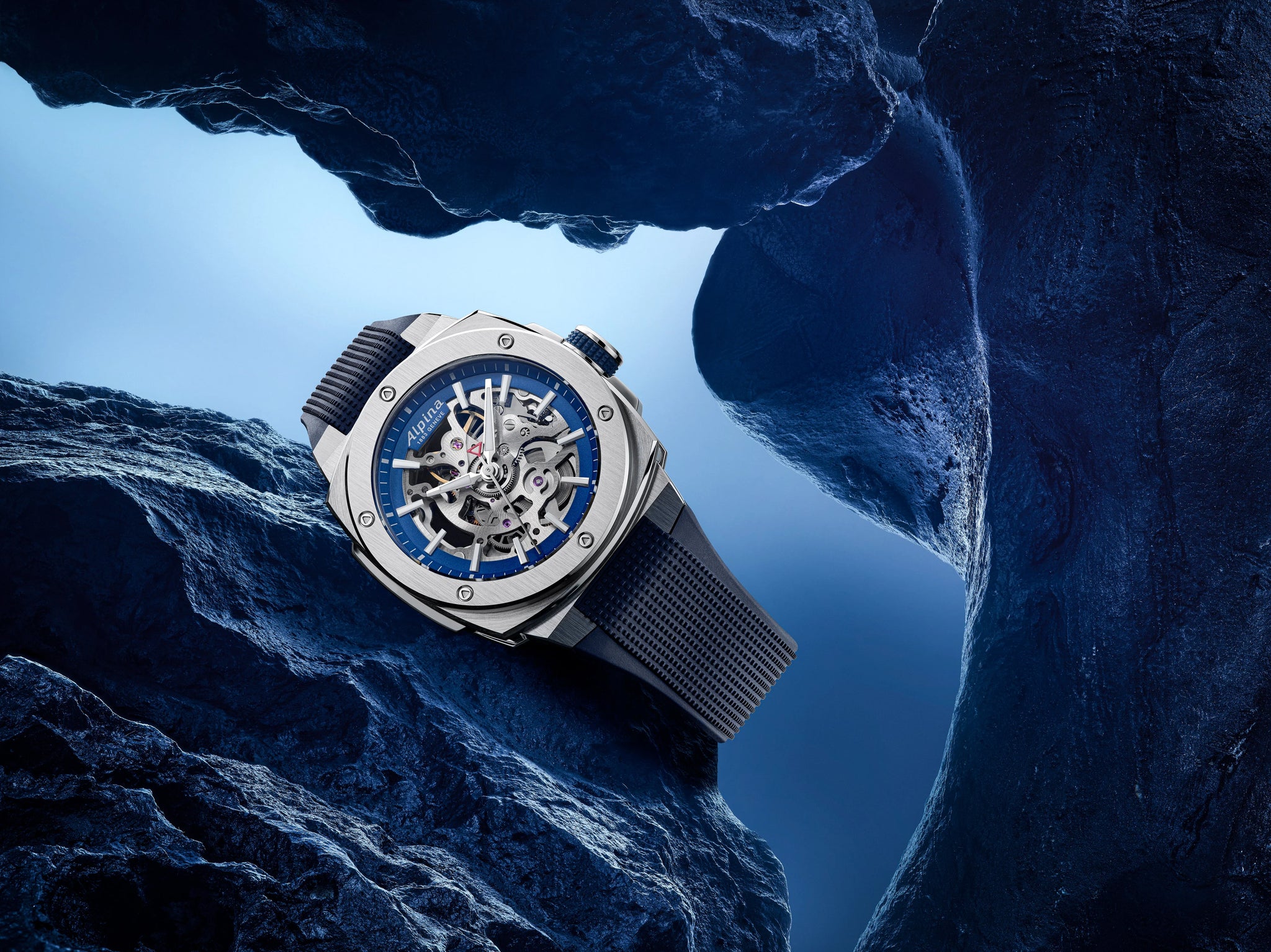 Alpina Alpiner Extreme Skeleton Automatic (cadran bleu squelette / 41mm)