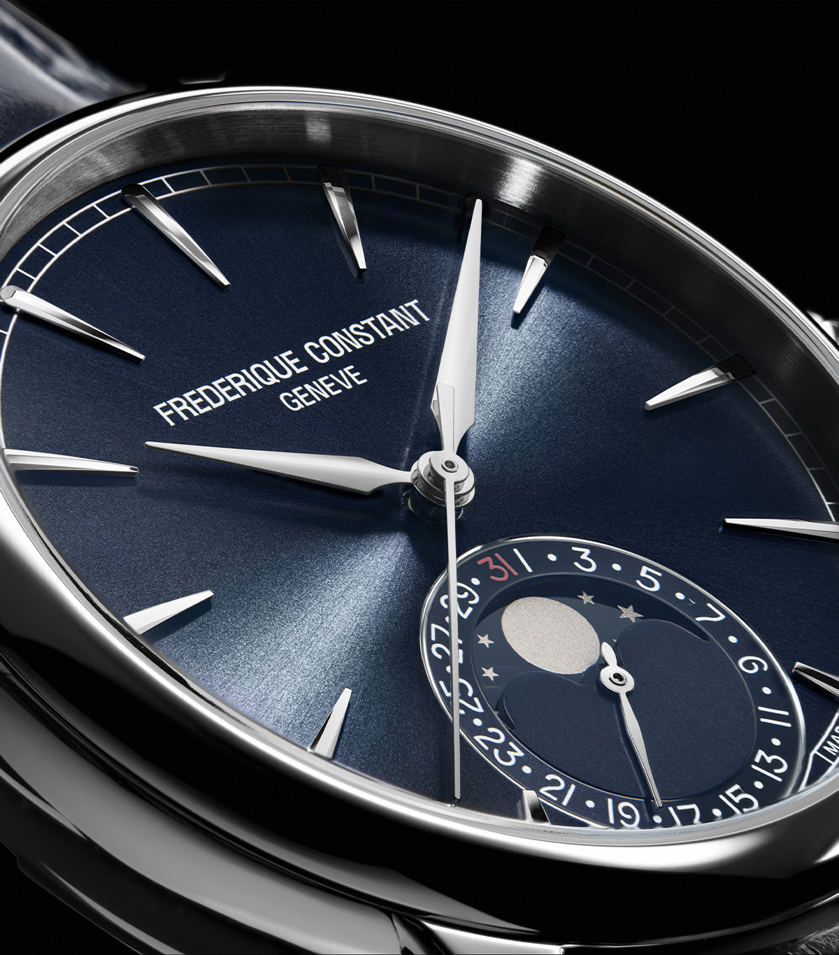 Frederique Constant Manufacture Classics Moonphase Date Automatic (Cadran bleu / 40mm)