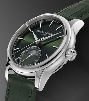 Frederique Constant Manufacture Classics Moonphase Date Automatic (Cadran vert / 40mm)