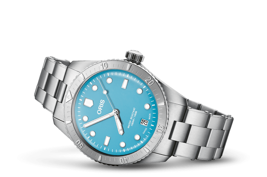 Oris Divers Sixty-Five Cotton Candy Automatic (cadran bleu / 38mm)