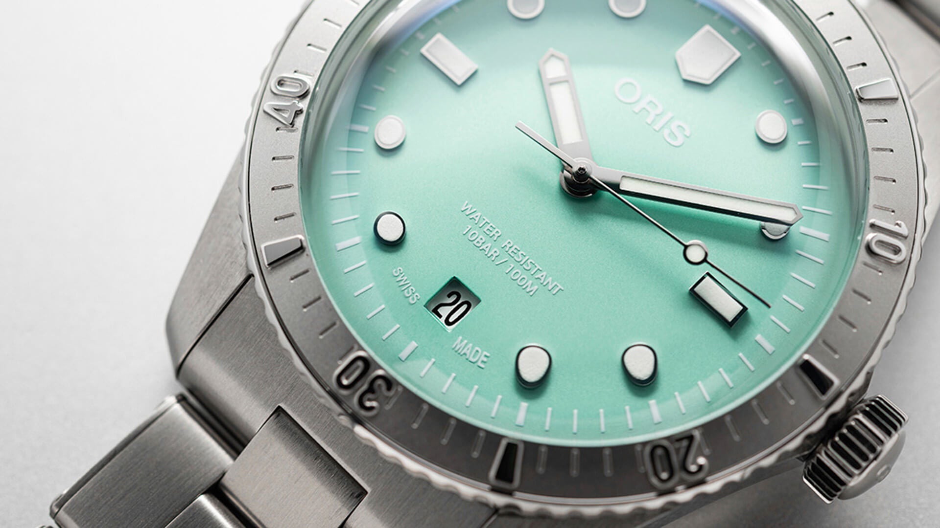 Oris Divers Sixty-Five Cotton Candy Automatic (cadran vert / 38mm)