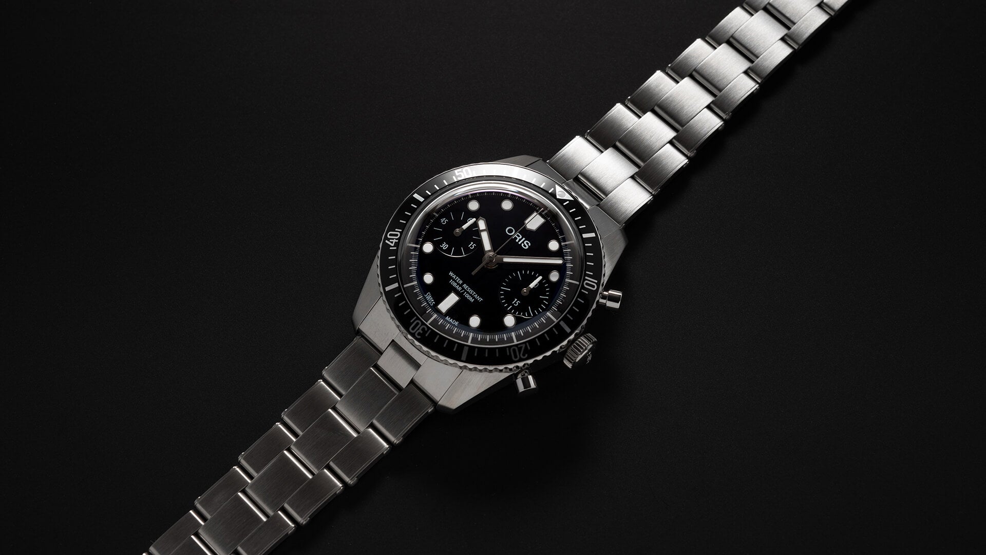 Oris Divers Sixty-Five Chronographe automatique (cadran noir / 40mm)