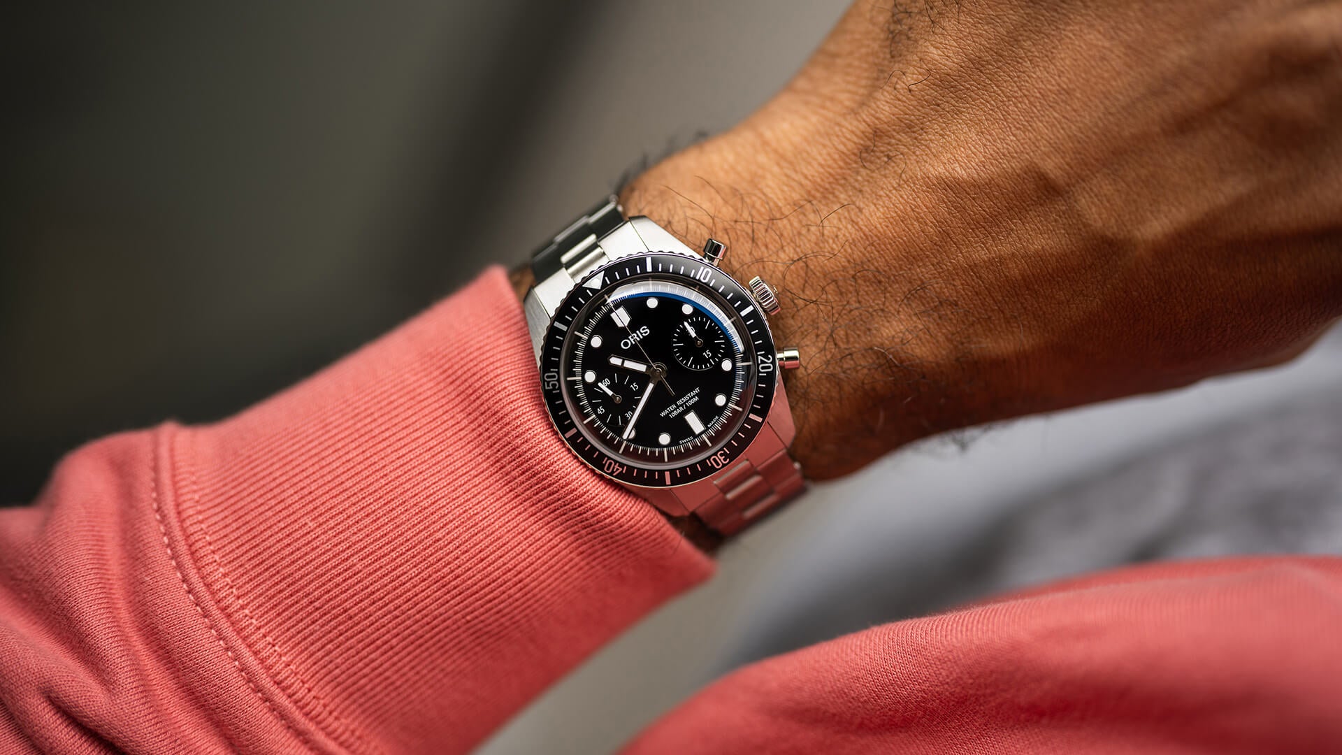 Oris Divers Sixty-Five Chronographe automatique (cadran noir / 40mm)