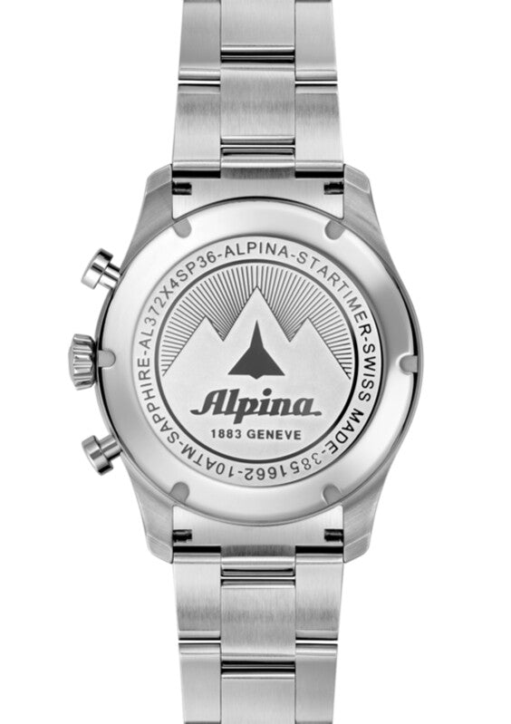 Alpina Startimer Pilot Big Date Chronograph Quartz (Cadran noir / 41mm)