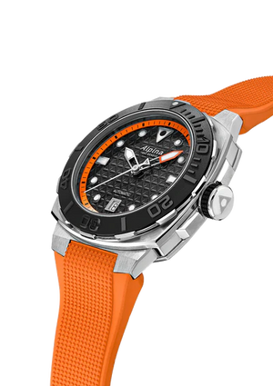 Alpina Seastrong Diver Extreme Automatic (Cadran noir et orange / 41mm)