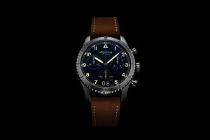 Alpina Startimer Pilot Big Date Chronograph Quartz (Cadran bleu / 41mm)