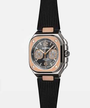 Bell & Ross BR 05 Grey Steel & Gold Automatic Chronograph BR05C-RTH-STPG (Grey Dial / 42mm)