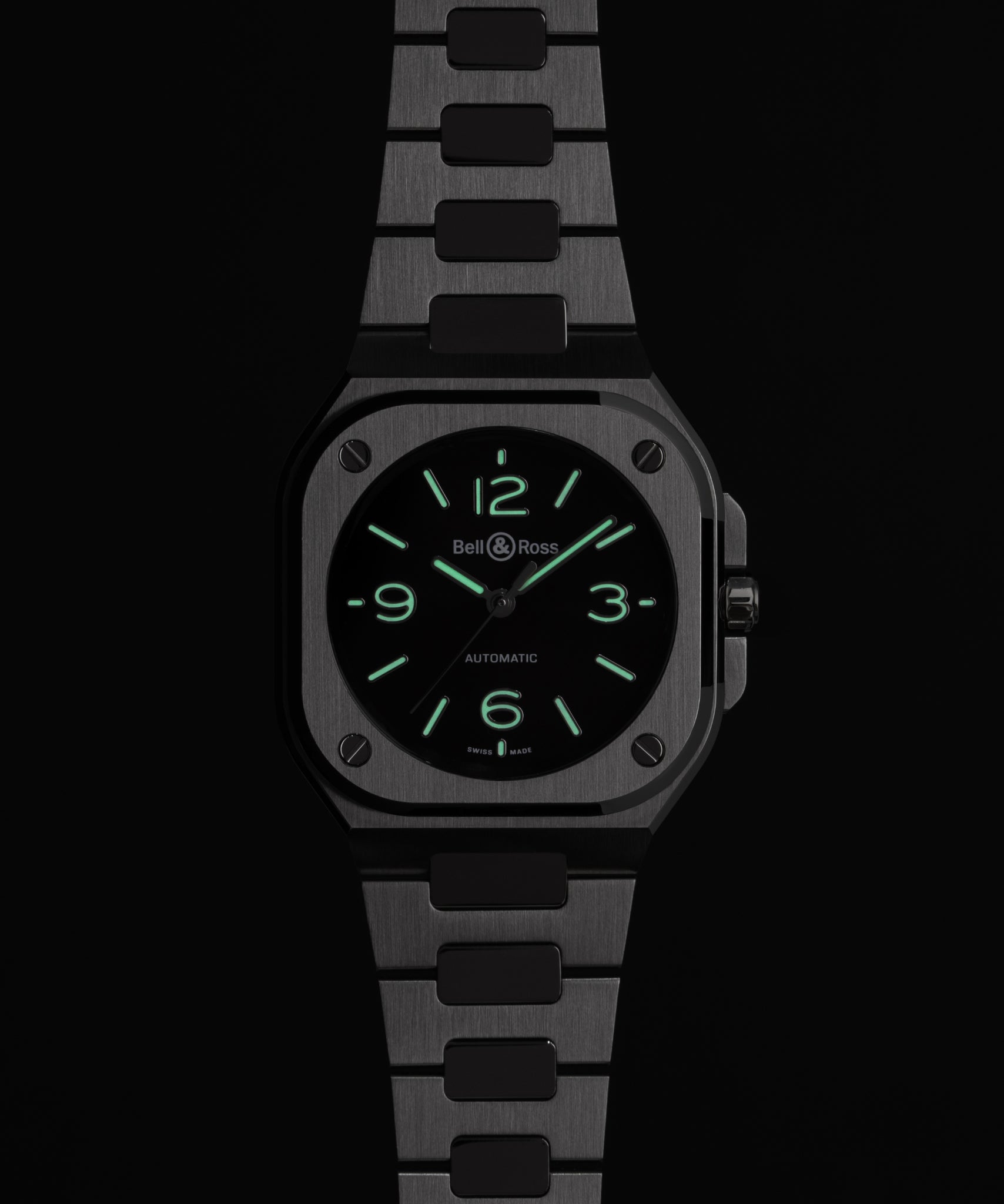 Bell & Ross BR 05 36MM Black Steel Automatic BR05A-S-BL-ST/SST (Black Dial / 36mm)