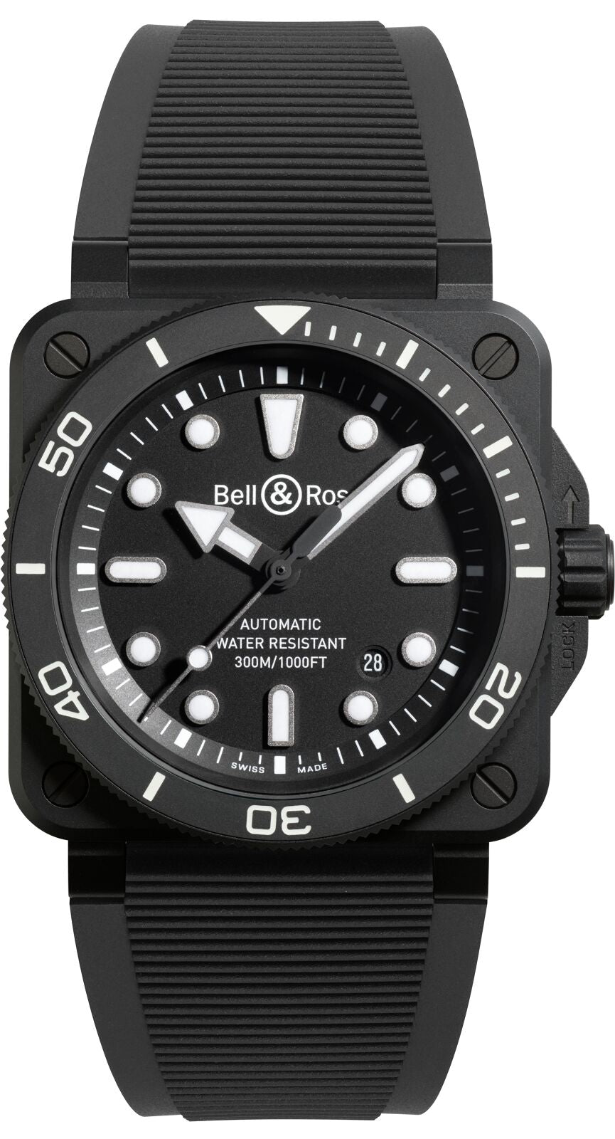 Bell & Ross BR 03 Diver Black Matte Ceramic Automatic BR03A-D-BL-CE/SRB (Black Dial / 42mm)