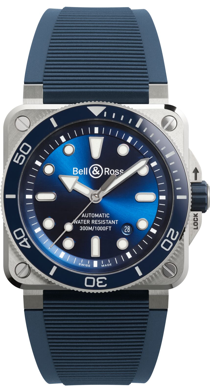 Bell & Ross BR 03 Diver Blue Steel Automatic BR03A-D-BLU-ST/SRB (Blue Dial / 42mm)