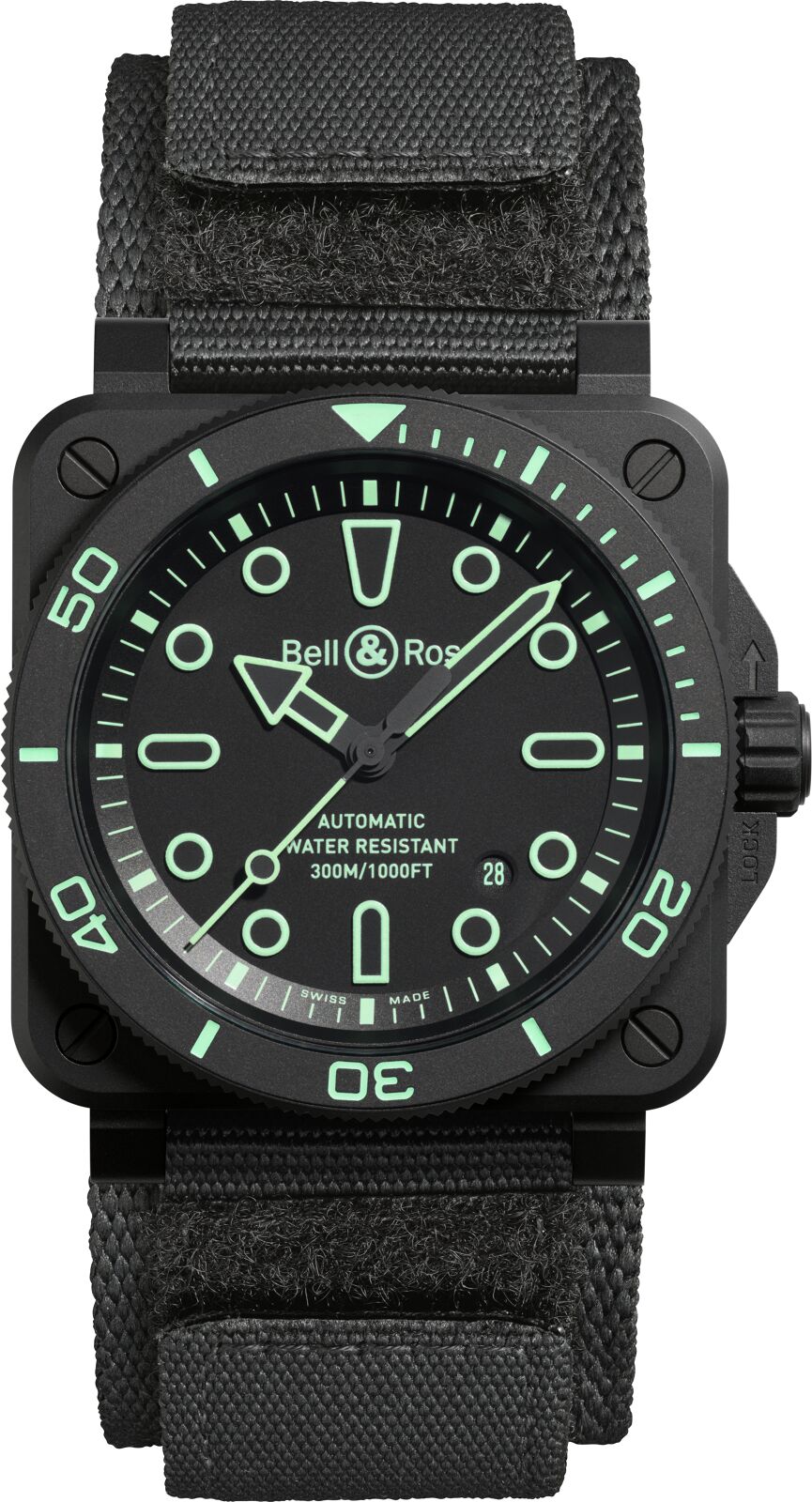 Bell & Ross BR 03 Diver Lum Outline Automatic BR03A-D-OL-CE/SRB (Black Dial / 42mm)