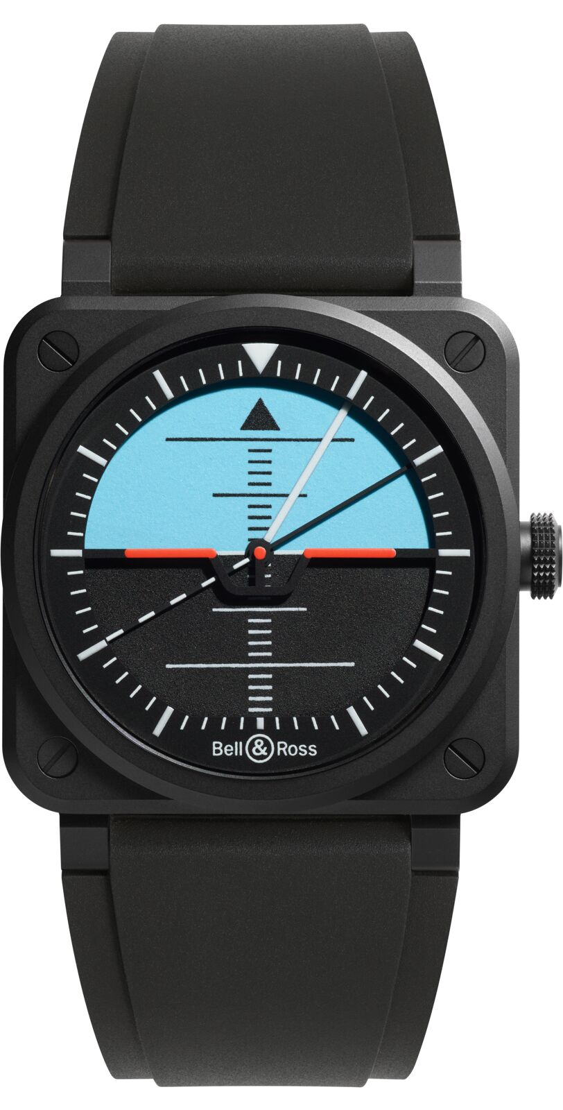 Bell & Ross BR 03 Horizon Limited Edition Automatic BR03A-HRZ-CE/SRB (Black/Turquoise Dial / 41mm)