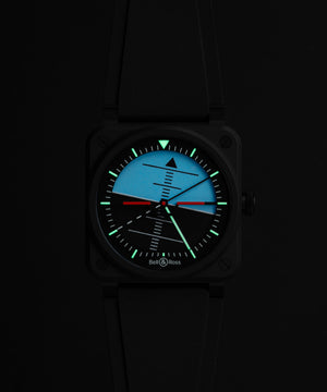 Bell & Ross BR 03 Horizon Limited Edition Automatic (Cadran noir/turquoise / 41mm)