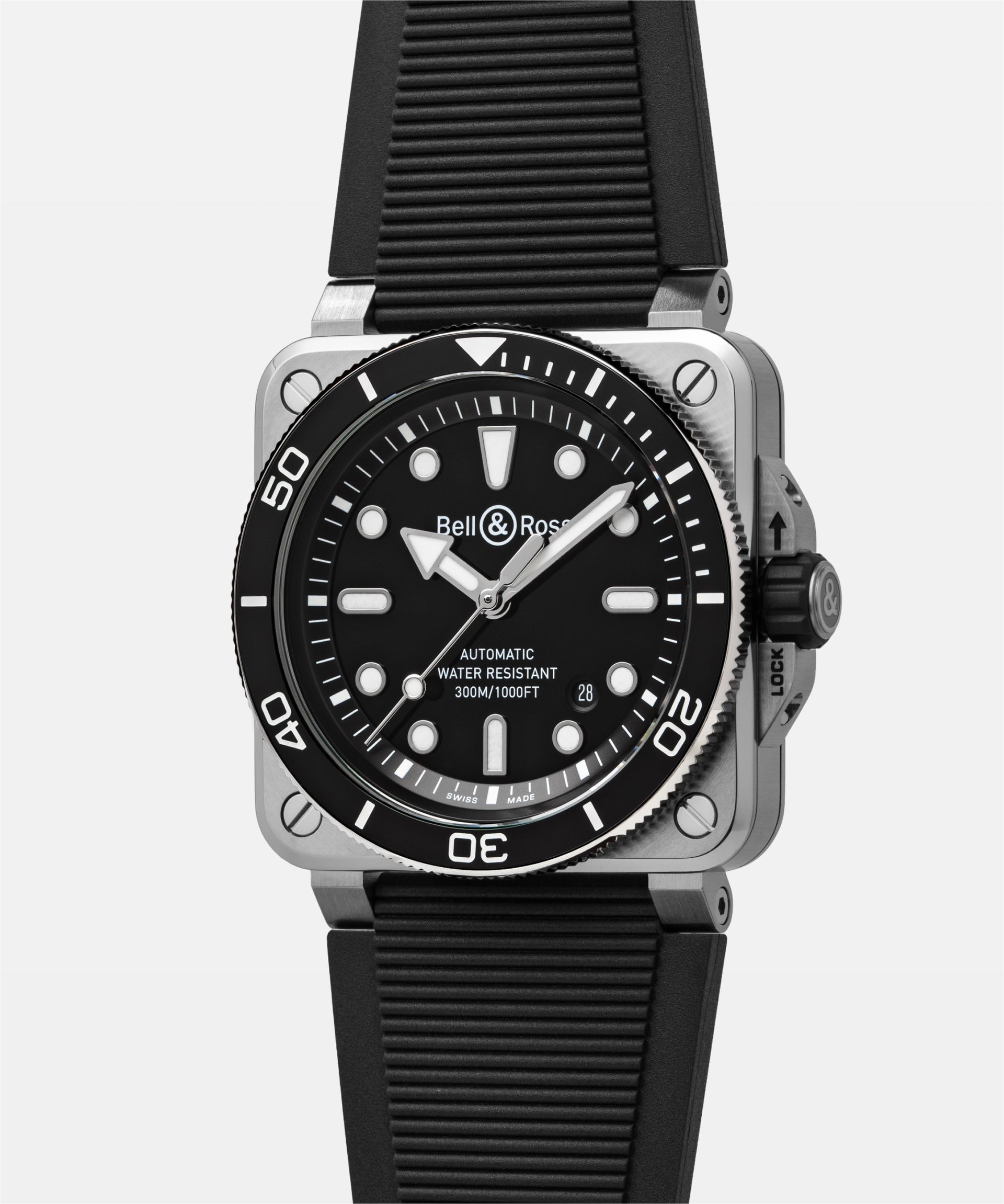 Bell & Ross BR 03 Diver Black Steel Automatic BR03A-D-BL-ST/SRB (Black Dial / 42mm)