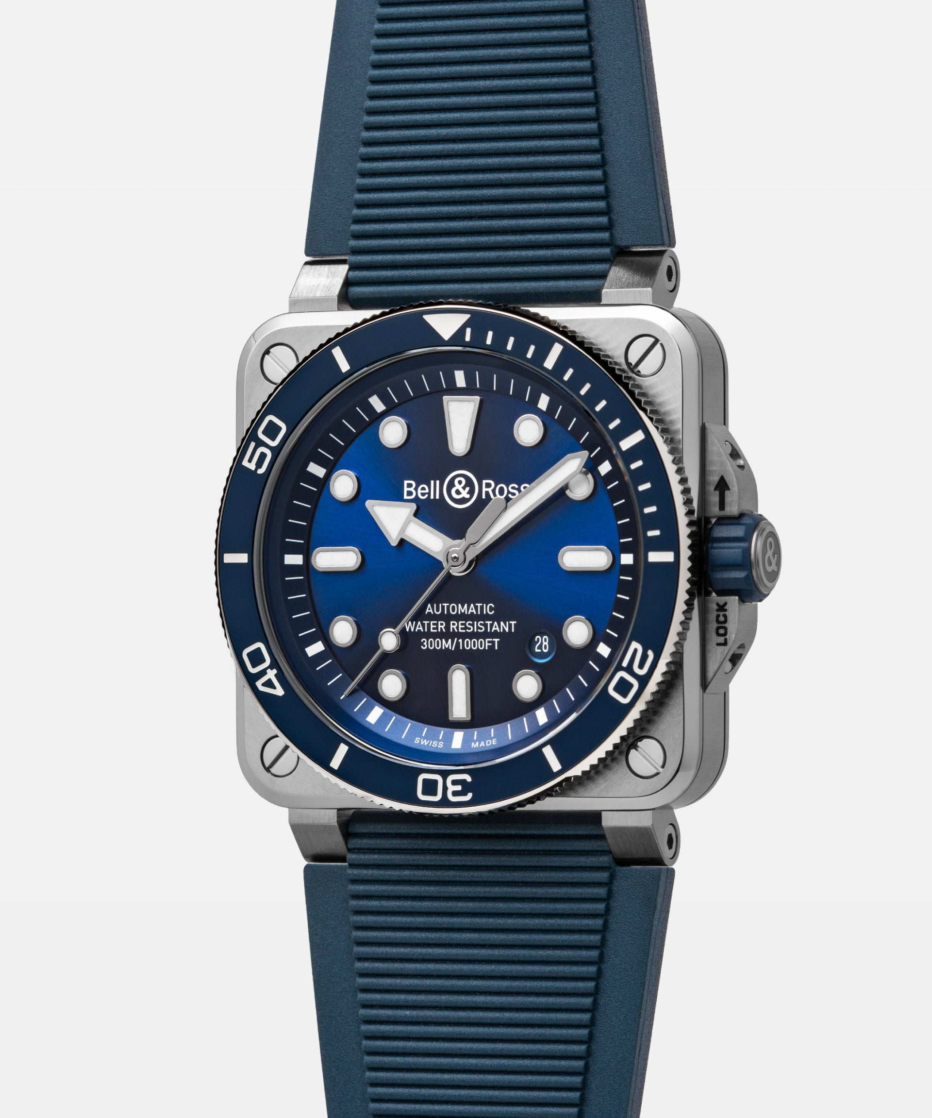 Bell & Ross BR 03 Diver Blue Steel Automatic BR03A-D-BLU-ST/SRB (Blue Dial / 42mm)