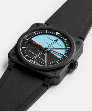 Bell & Ross BR 03 Horizon Limited Edition Automatic (Cadran noir/turquoise / 41mm)