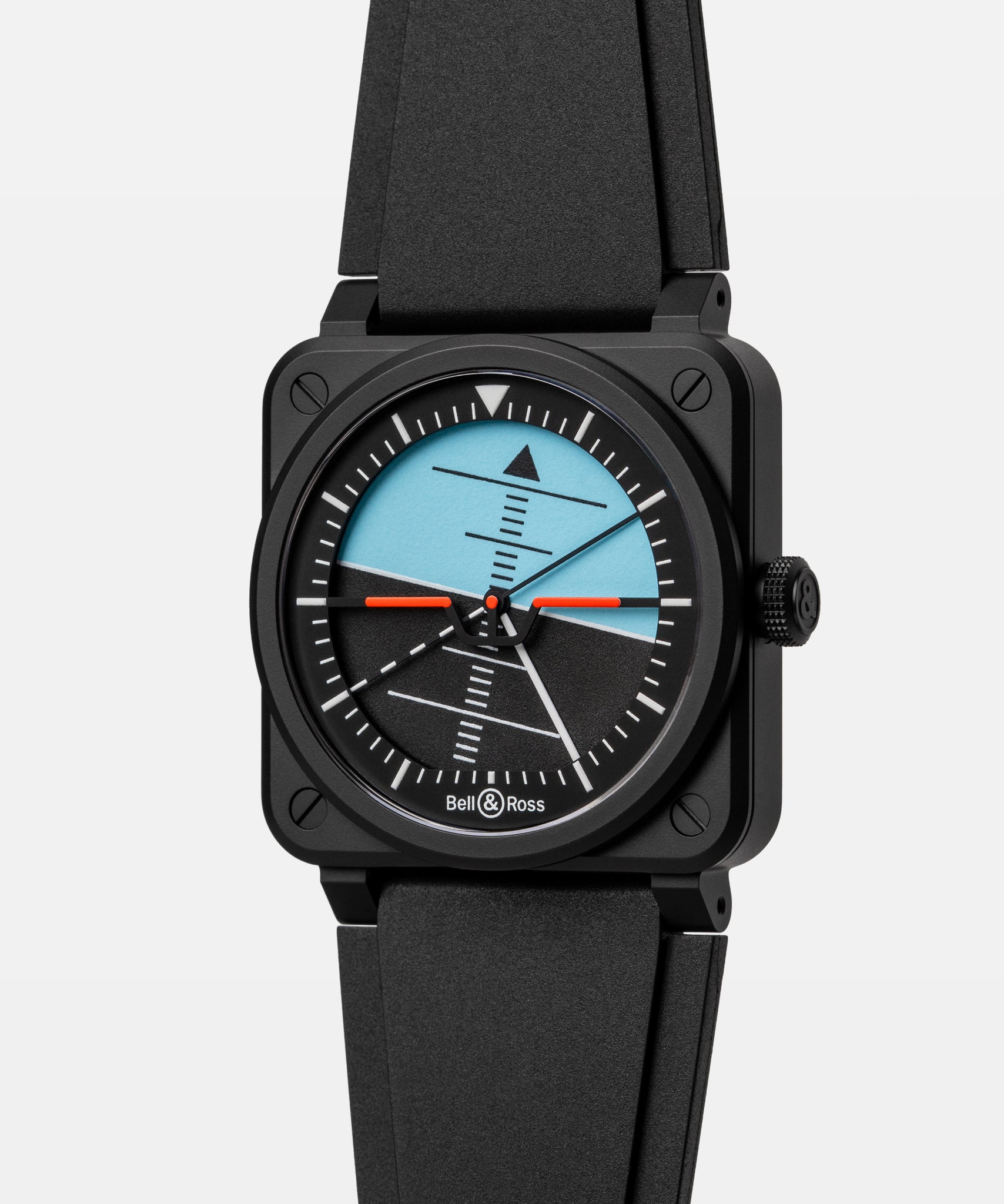 Bell & Ross BR 03 Horizon Limited Edition Automatic (Cadran noir/turquoise / 41mm)