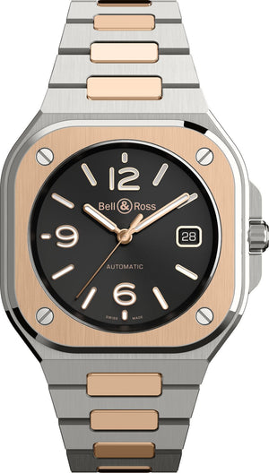 Bell & Ross BR 05 Black Steel & Gold Automatic (Cadran noir / 40mm)