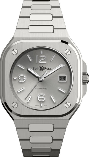 Bell & Ross BR 05 Grey Steel Automatic (cadran gris / 40mm)