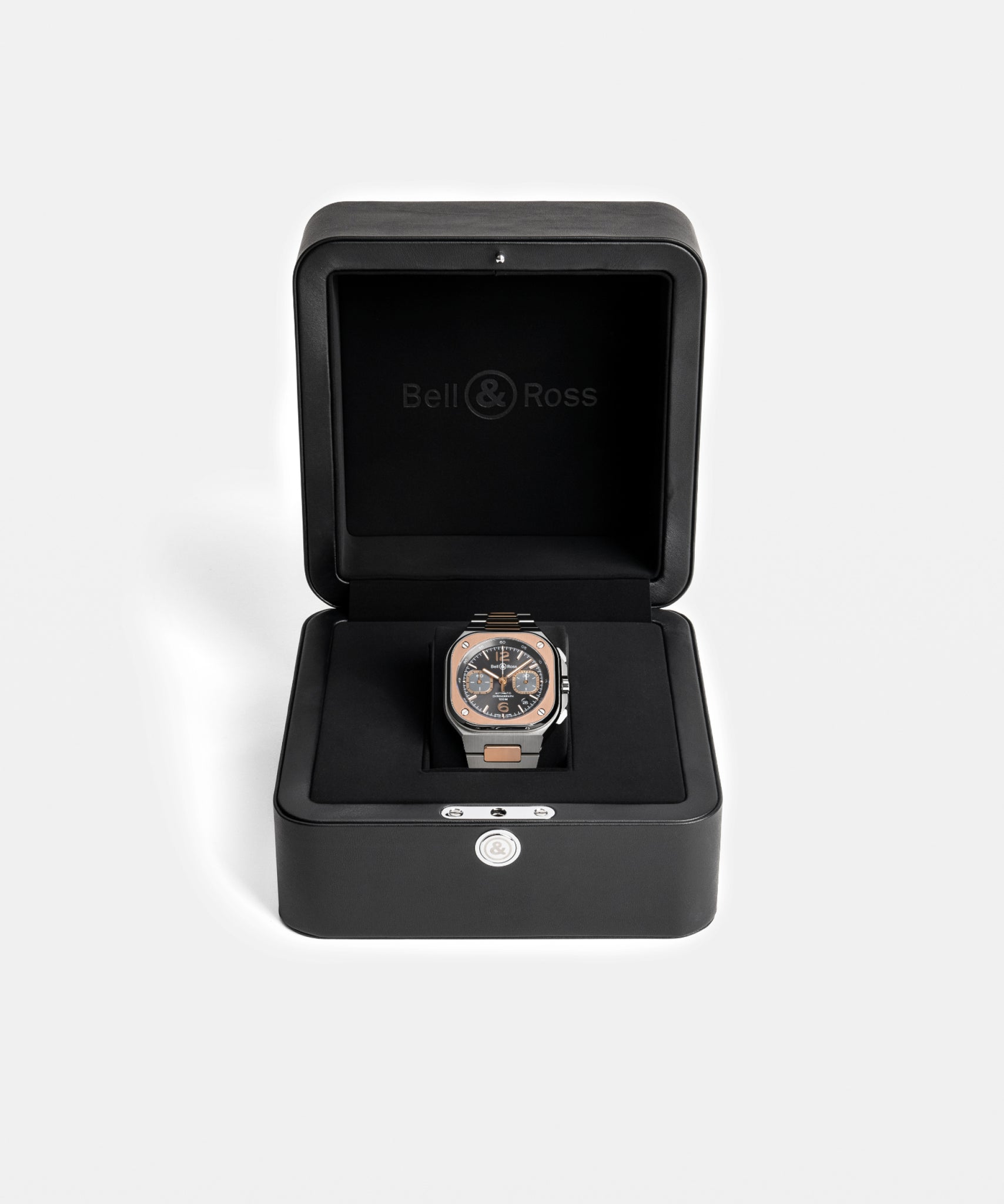 Bell & Ross BR 05 Grey Steel & Gold Automatic Chronograph BR05C-RTH-STPG (Grey Dial / 42mm)