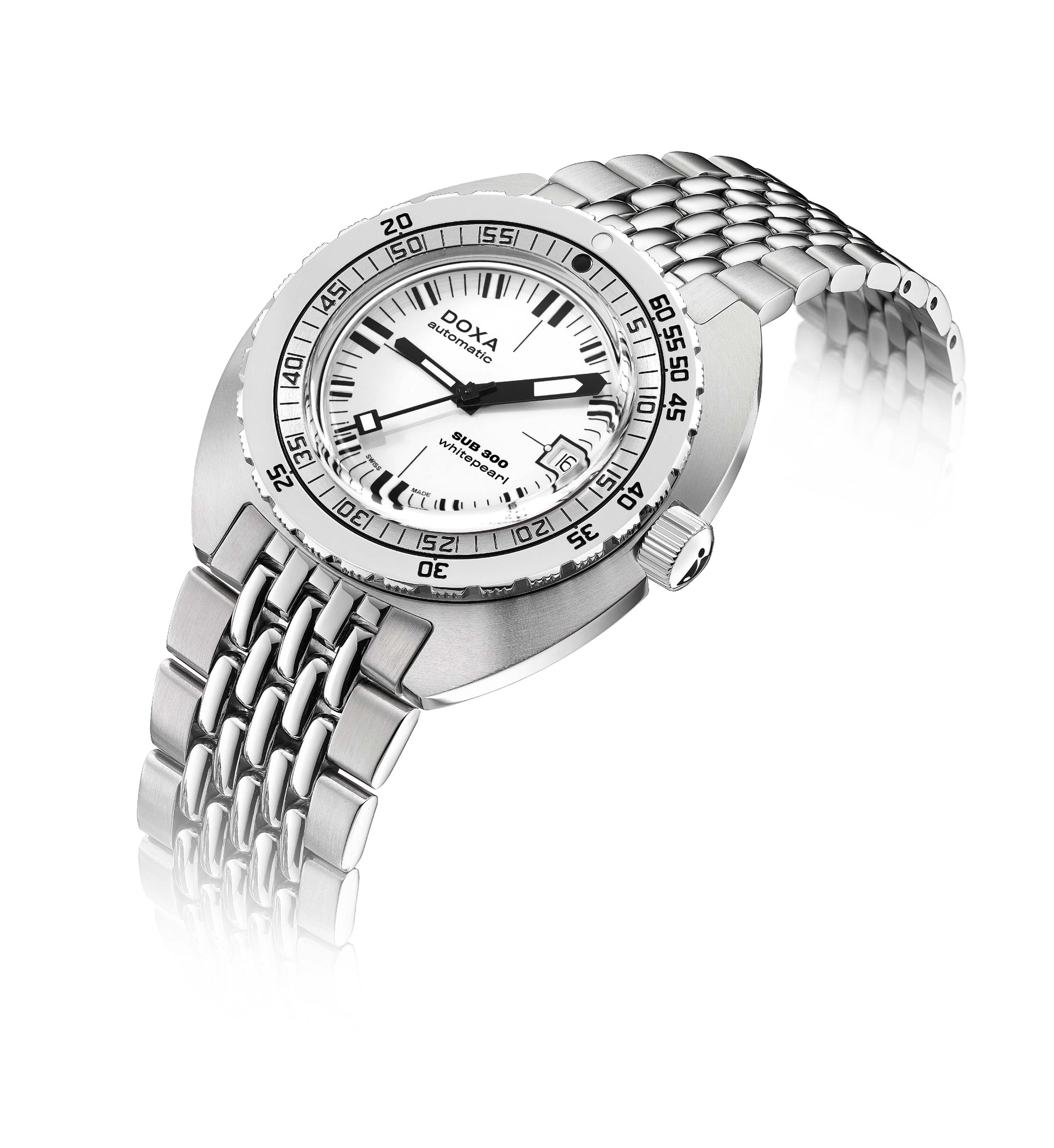 Doxa SUB 300 Whitepearl Automatic (White Dial / 42.5mm)