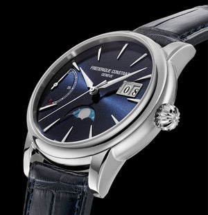 Frederique Constant Manufacture Classics Power Reserve Big Date Automatic (Cadran bleu / 40mm)