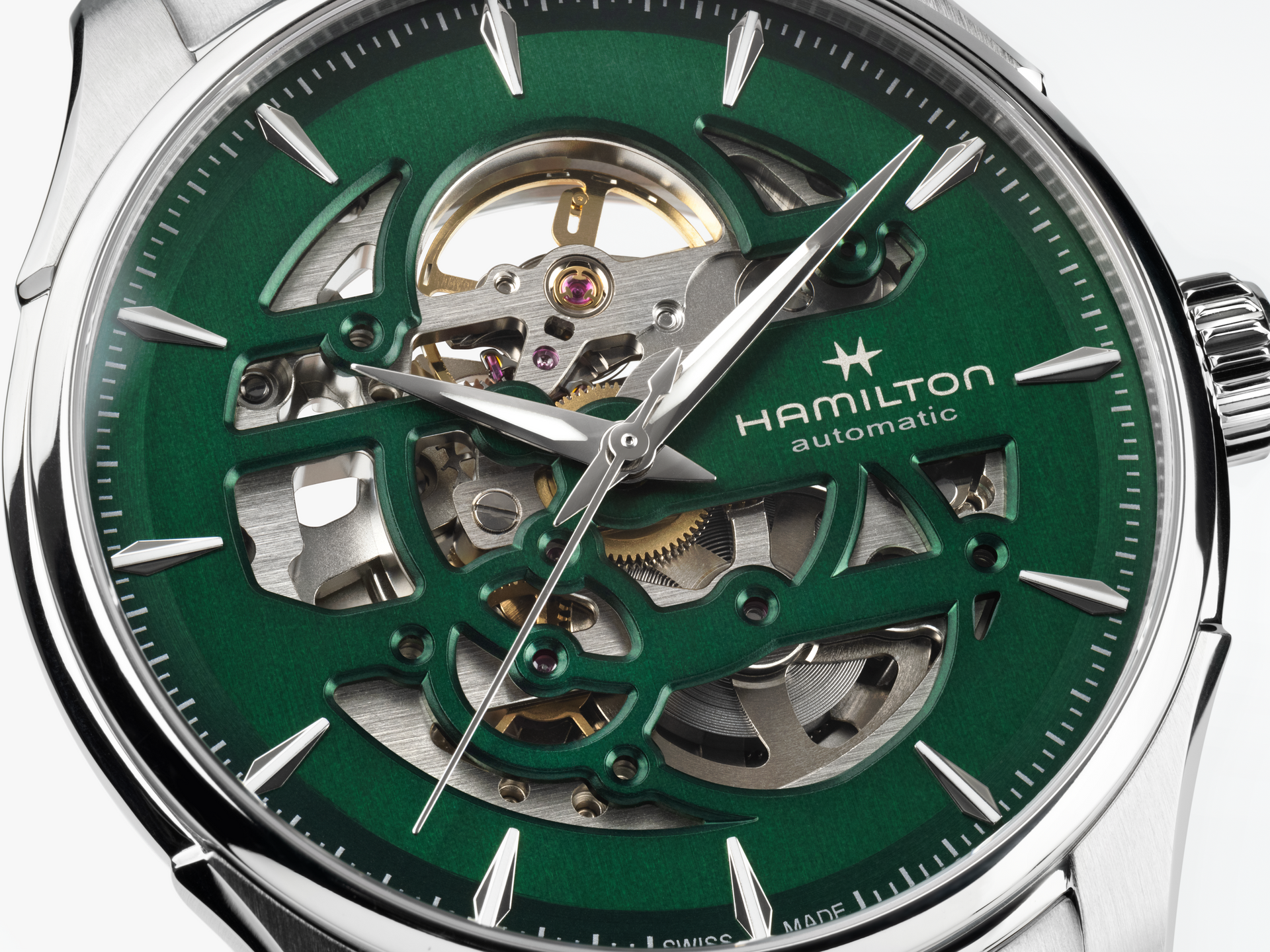 Hamilton Jazzmaster Skeleton Auto (Green Skeleton Dial / 40mm)