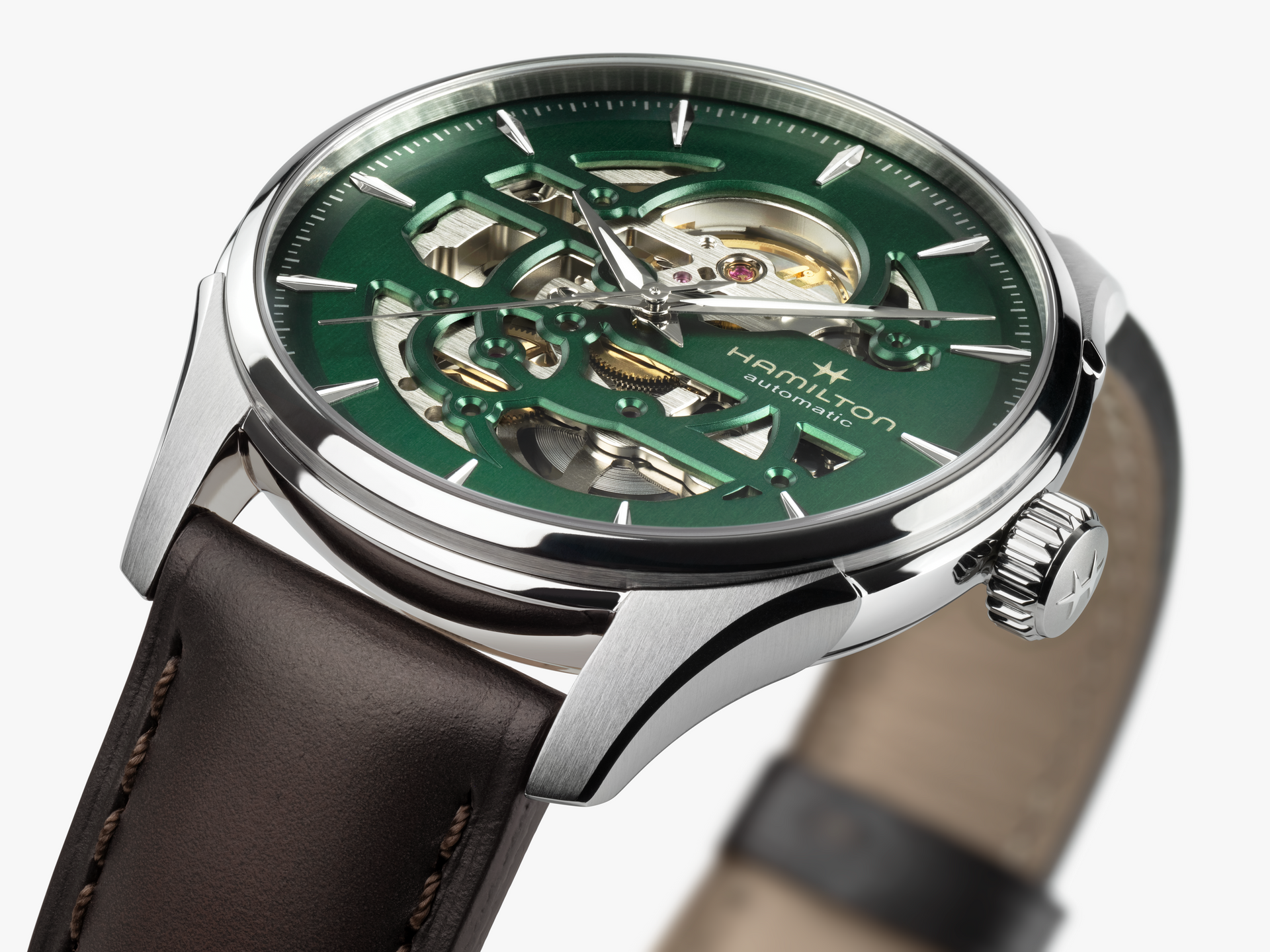 Hamilton Jazzmaster Skeleton Auto (Green Skeleton Dial / 40mm)