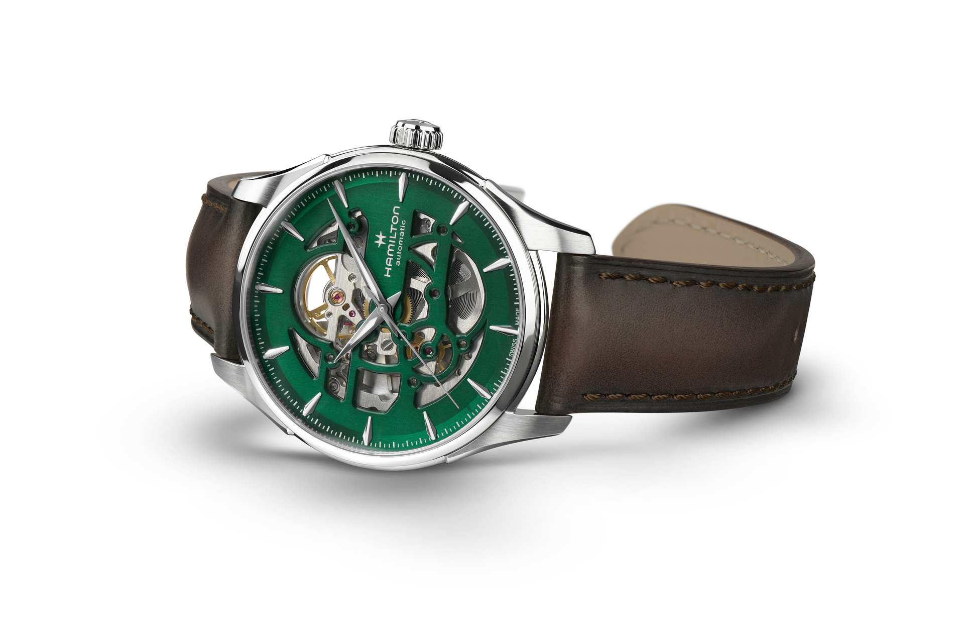 Hamilton Jazzmaster Skeleton Auto (Green Skeleton Dial / 40mm)