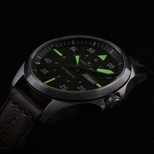 Hamilton Khaki Aviation Pilot Day Date Auto (Cadran vert / 42mm)