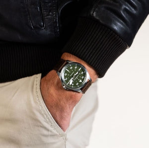 Hamilton Khaki Aviation Pilot Day Date Auto (Cadran vert / 42mm)