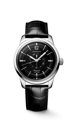 Longines Conquest Heritage Central Power Reserve Automatic (Cadran noir / 38mm)