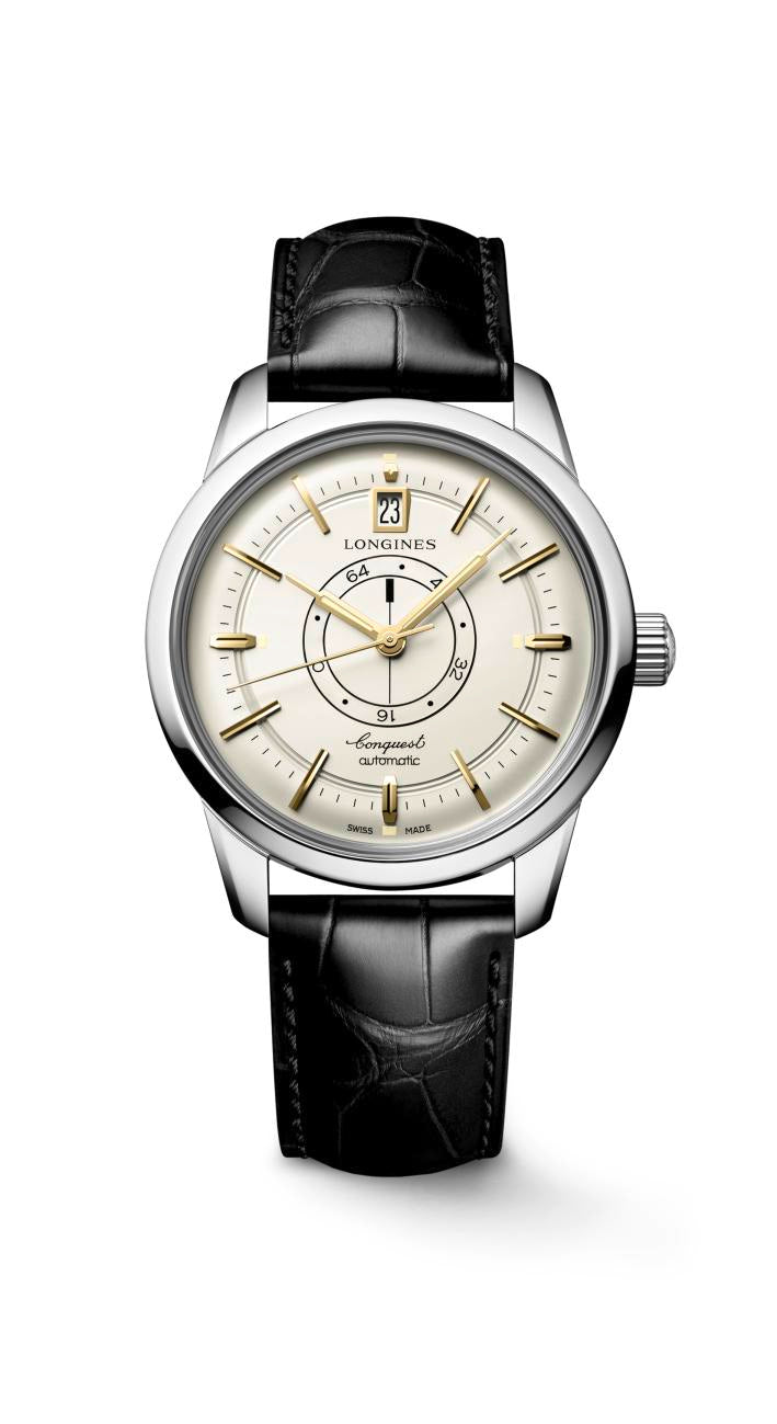 Longines Conquest Heritage Central Power Reserve Automatic (cadran argenté / 38mm)